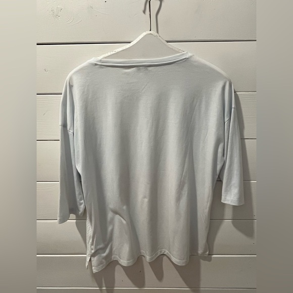 TOM TAILOR Light Blue Textured T-Shirt – Size XL - Picture 10 of 10